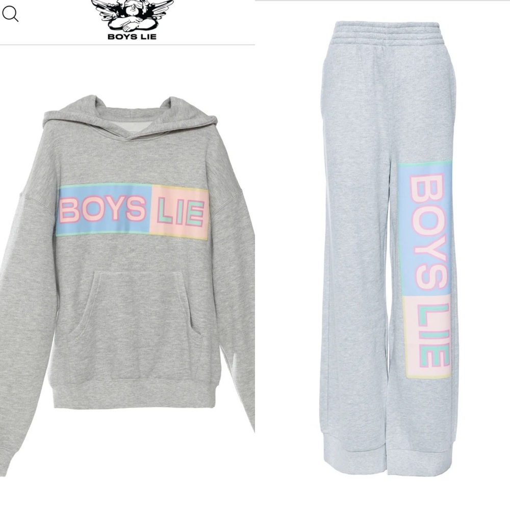 NWT Boys Lie Better Half Hoodie and Sweatpants Set